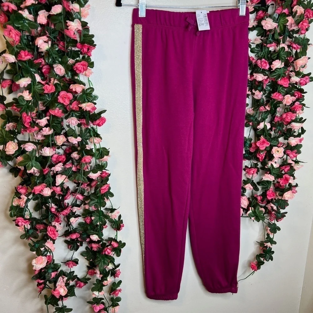 The Children’s Place NWT Girls Raspberry Pink Sweatpants XL Casual School